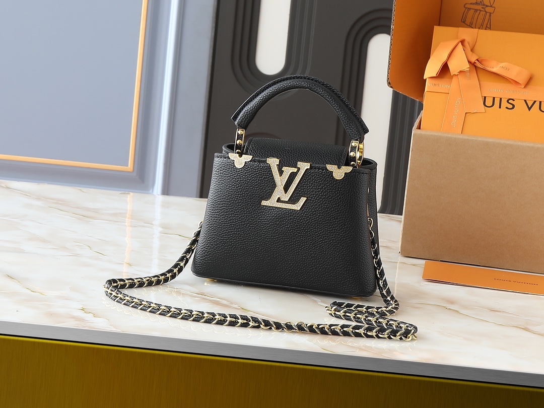 LV Classic Handbag Monogram Empreinte Model M14634 Interior Pocket Office